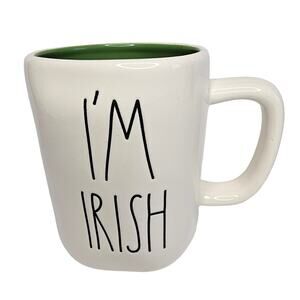 RAE DUNN I'm Irish Oversized MUG St Patrick's Day Coffee Tea
